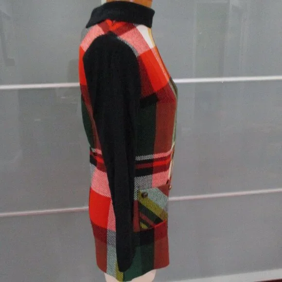 Vintage Vicky Vaughn Mock Neck Long Sleeve Tunic - Picture 4 of 5